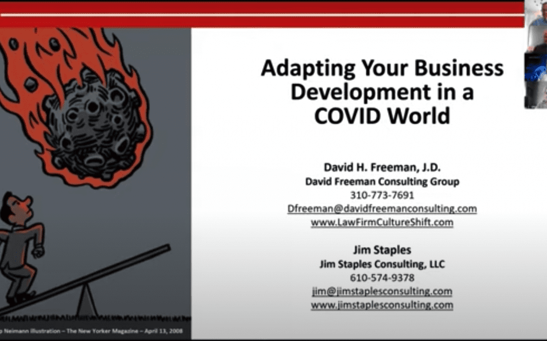 Adapting Your Business Development in a COVID World